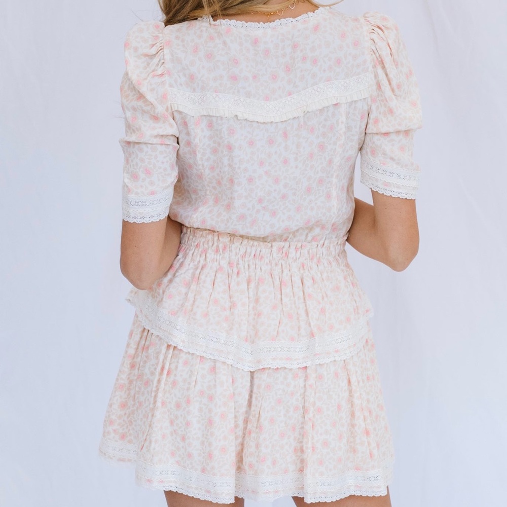 Olivaceous Puff Sleeve Dress - Picture 2 of 7